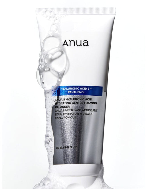 Anua 8 Hyaluronic Acid Hydrating Gentle Foaming Cleanser