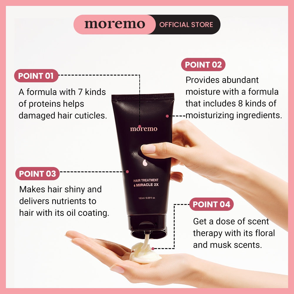 Moremo hair treatment miracle 2x